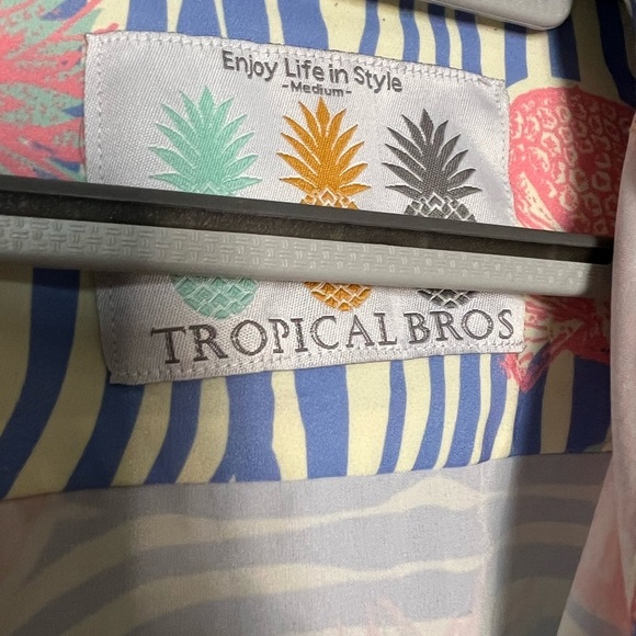Tropical bros SUPER STRETCH - PURE PINEAPPLE HAWAIIAN SHIRT - Picture 3 of 7